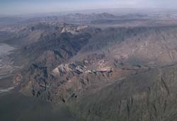 Aerial view of Death Valley